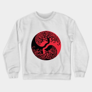 Ying Yang Tree of Life Crewneck Sweatshirt